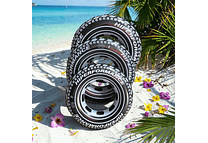 🛞🏖️ SALVAVIDAS INFLABLE EN FORMA DE LLANTA 60” , 70” y “80 A ELEGIR