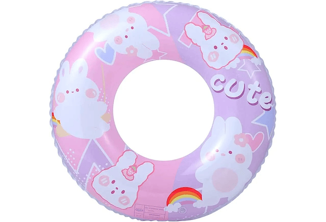 MEDIDA #70” SALVAVIDAS INFLABLE ESTAMPADO INFANTIL ANIMALITOS MOD #992373