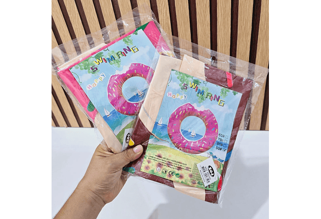 🛟🍩 SALVAVIDAS INFLABLE EN FORMA DE DONA TAMAÑO Y COLOR A ELEGIR 🛟🍩