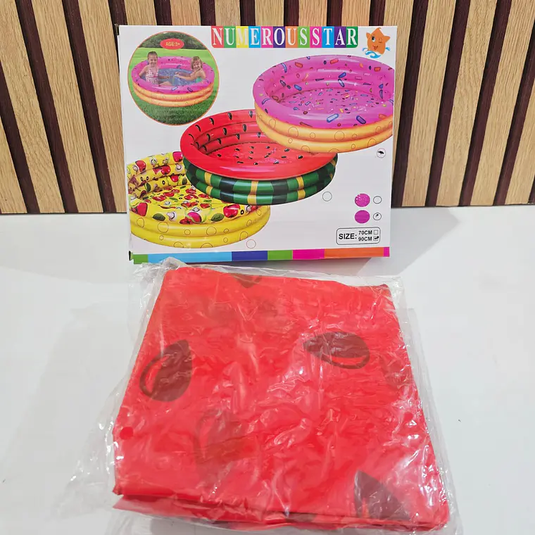🍉🍕🍩 PISCINA INFLABLE FRUTAS  NUMEROUSSTAR 90