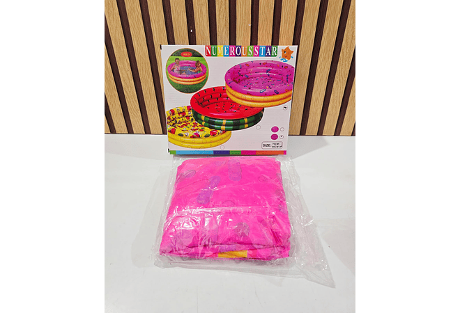 🍉🍕🍩 PISCINA INFLABLE FRUTAS  NUMEROUSSTAR 90"CM MOD #992468
