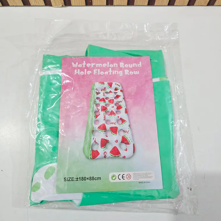 COLCHÓN/FLOTADOR INFLABLE DISEÑO FRUTAS MOD# 992458 🍉 🍋 3