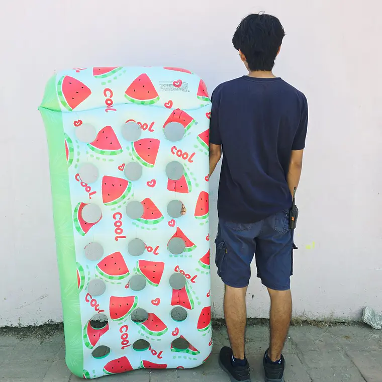 COLCHÓN/FLOTADOR INFLABLE DISEÑO FRUTAS MOD# 992458 🍉 🍋 6