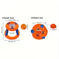 CANASTA DE BASKET INFLABLE CON PELOTA MOD# 992329🏀 - Miniatura 6