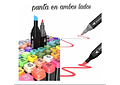 BOLSA CON 80 PLUMONES TOUCH DE COLORES DOBLE PUNTA MOD# XF-88513