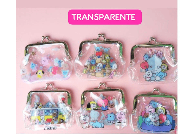 DOCENA DE MONEDERITOS CON BROCHE DISEÑO BTS MOD#XQ22M357 REINGRESO