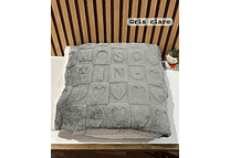 COBIJA ABORREGADA LOVE MATRIMONIAL 190x230CM MODELO #T-30445