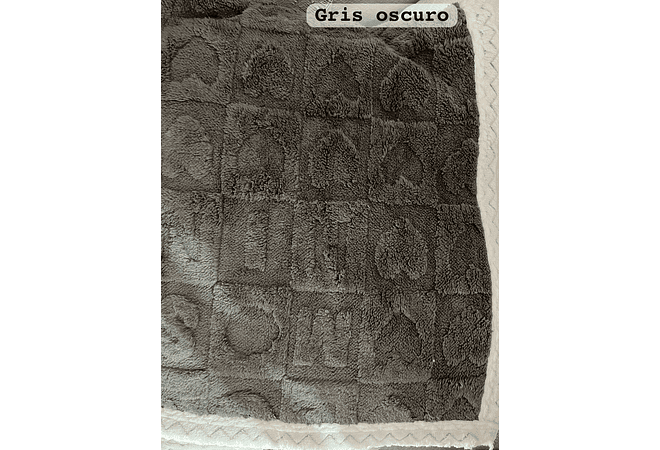 COBIJA ABORREGADA LOVE MATRIMONIAL 190x230CM MODELO #T-30445