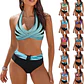 TRAJE DE BAÑO DE 2 PZ PARA DAMA COLORES AL AZAR 🏖️👙 - Miniatura 1