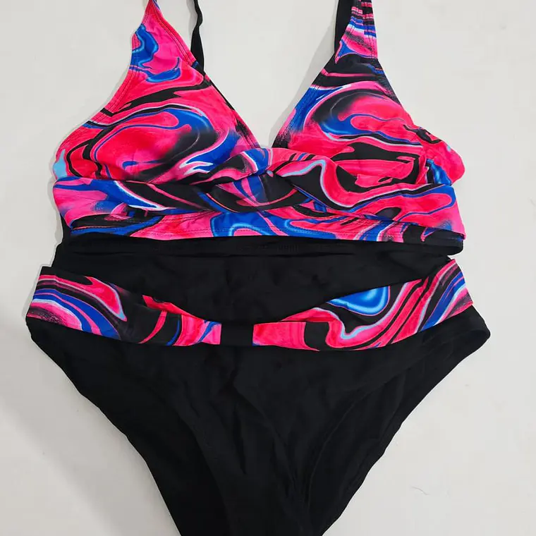 TRAJE DE BAÑO DE 2 PZ PARA DAMA COLORES AL AZAR 🏖️👙 2