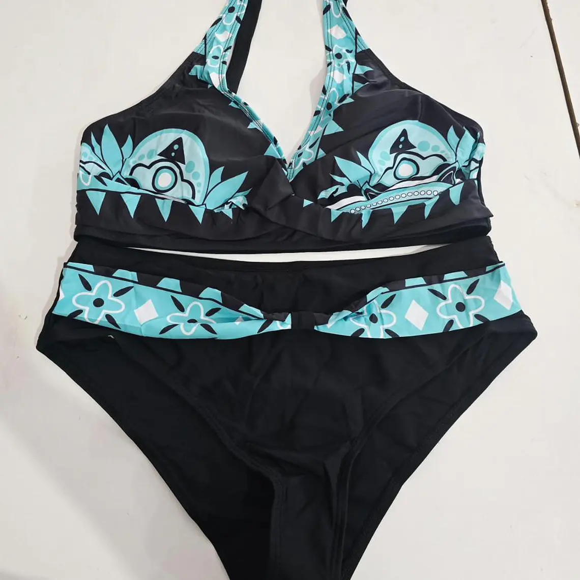 TRAJE DE BAÑO DE 2 PZ PARA DAMA COLORES AL AZAR 🏖️👙 4