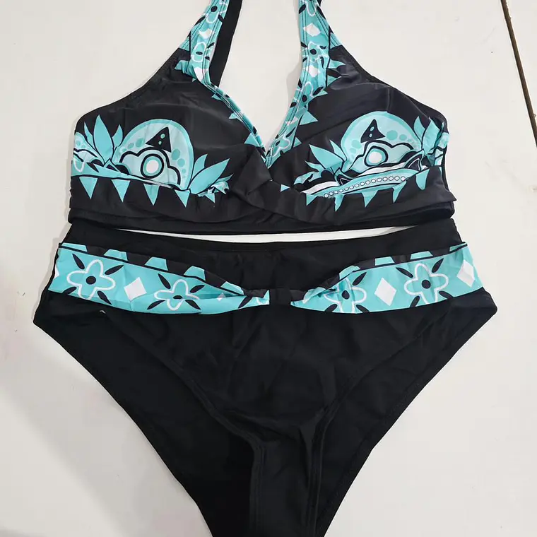 TRAJE DE BAÑO DE 2 PZ PARA DAMA COLORES AL AZAR 🏖️👙 4