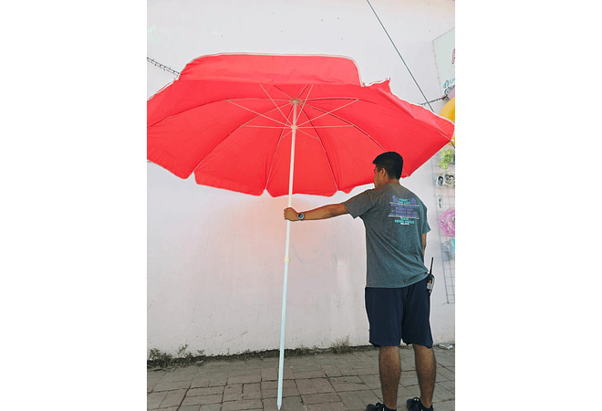 SOMBRILLA PARA PLAYA 2.1M MOD# 2128🏖️☀️