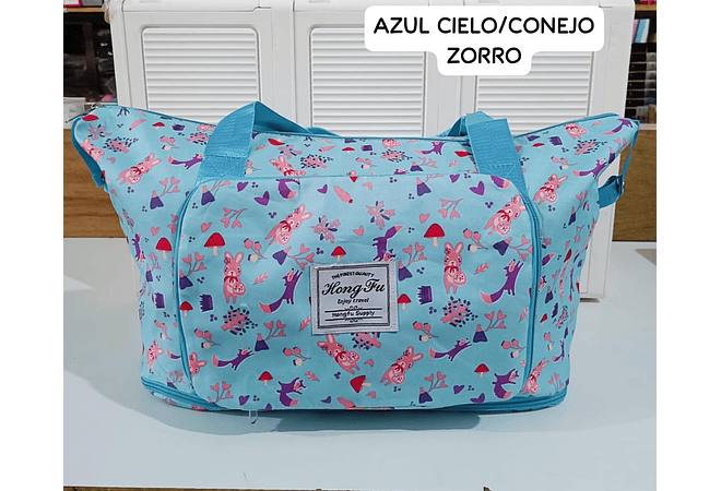 BOLSO EXPANDIBLE HONG FU CON ESTAMPADO REINGRESO