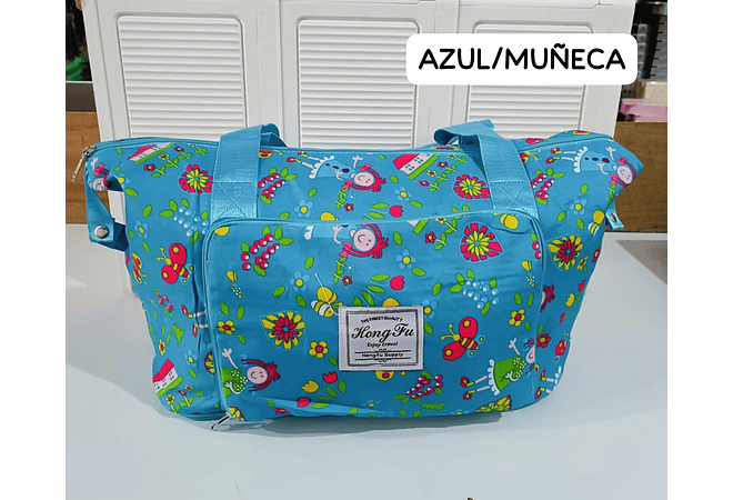 BOLSO EXPANDIBLE HONG FU CON ESTAMPADO REINGRESO