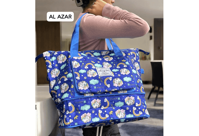 BOLSO EXPANDIBLE HONG FU CON ESTAMPADO REINGRESO