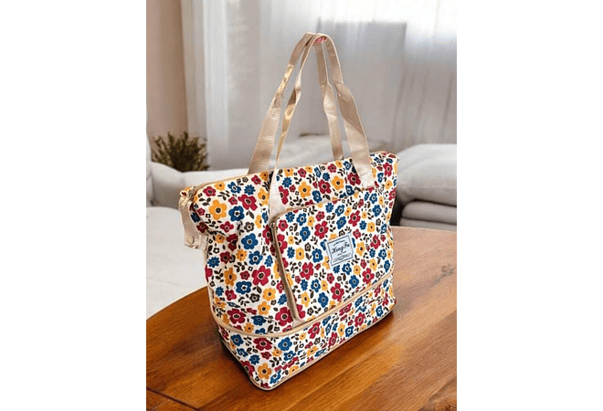 BOLSO EXPANDIBLE HONG FU CON ESTAMPADO REINGRESO
