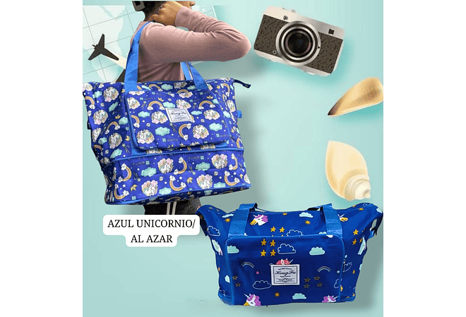 BOLSO EXPANDIBLE HONG FU CON ESTAMPADO REINGRESO