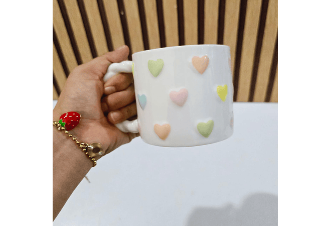 🥰TAZA (400ML) DISEÑO CEREZA MOD# F012  ☕🍒