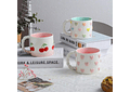 🥰TAZA (400ML) DISEÑO CEREZA MOD# F012  ☕🍒