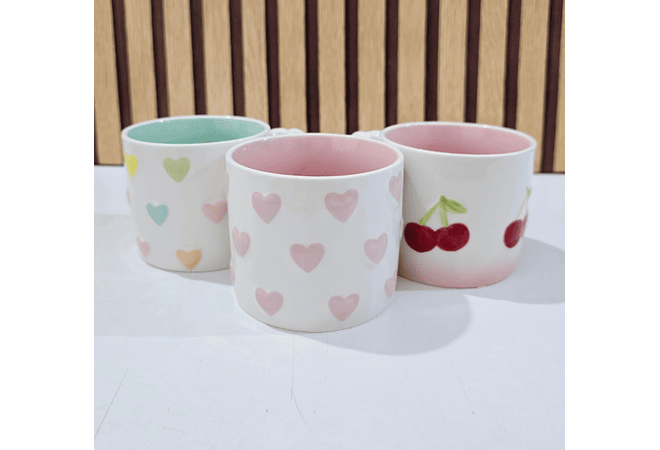 🥰TAZA (400ML) DISEÑO CEREZA MOD# F012  ☕🍒