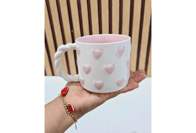 🥰TAZA (400ML) DISEÑO CEREZA MOD# F012  ☕🍒