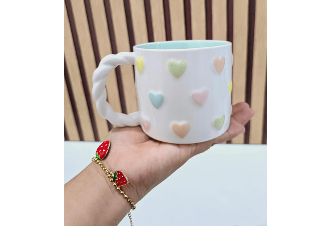 🥰TAZA (400ML) DISEÑO CEREZA MOD# F012  ☕🍒
