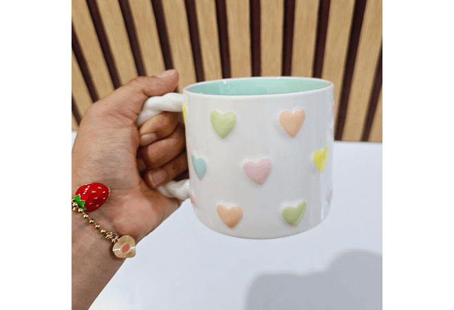 🥰TAZA (400ML) DISEÑO CEREZA MOD# F012  ☕🍒