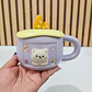 ☕🥖TAZA (350ML) DE CERÁMICA DISEÑO OSITO/PAN MOD# BT1535🐻 - Miniatura 6