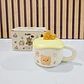 ☕🥖TAZA (350ML) DE CERÁMICA DISEÑO OSITO/PAN MOD# BT1535🐻 - Miniatura 8