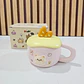 ☕🥖TAZA (350ML) DE CERÁMICA DISEÑO OSITO/PAN MOD# BT1535🐻 - Miniatura 9