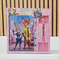 📒🖊️SET DE LIBRETA + LAPICERO/PERSONAJES MOD# SC-217-22 - Miniatura 2