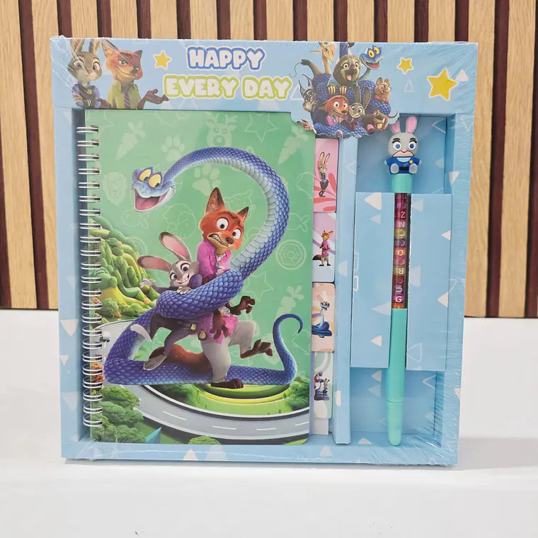 📒🖊️SET DE LIBRETA + LAPICERO/PERSONAJES MOD# SC-217-22 4