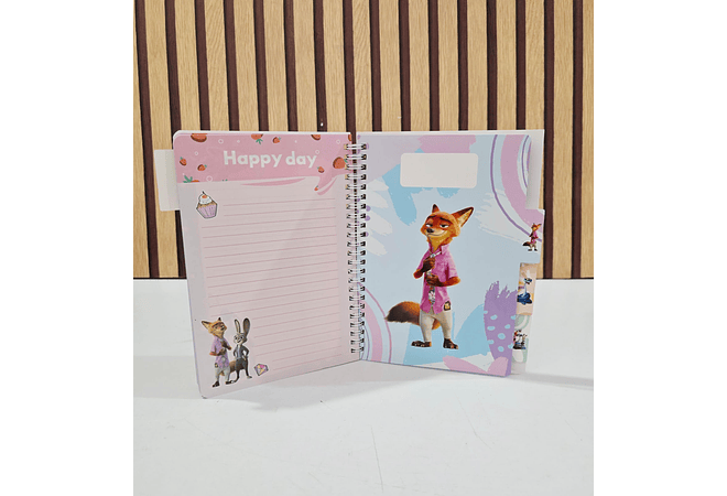 📒🖊️SET DE LIBRETA + LAPICERO/PERSONAJES MOD# SC-217-22