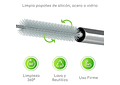 PAQ DE 3 CEPILLOS PARA LIMPAR DE MANERA INTERNA POPOTES O PAJITAS MOD# XZWK77874