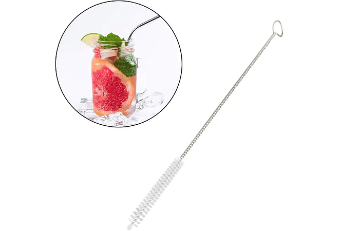 PAQ DE 3 CEPILLOS PARA LIMPAR DE MANERA INTERNA POPOTES O PAJITAS MOD# XZWK77874