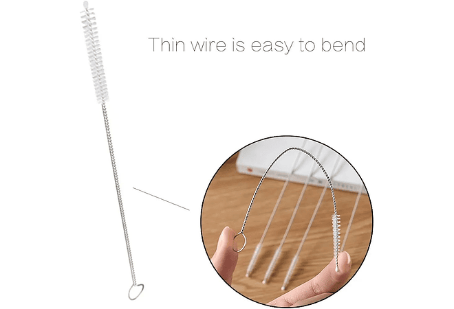 PAQ DE 3 CEPILLOS PARA LIMPAR DE MANERA INTERNA POPOTES O PAJITAS MOD# XZWK77874