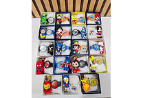 SET RELOJ CON LLAVERITO/PERSONAJES PARA NIÑO (con cajita)
