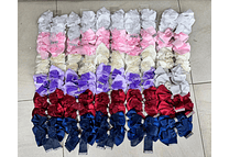 DOCENA DE MOÑOS MEDIANOS VARIOS COLORES MOD# GJ-651