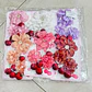 PAQ. CON 6 SET DE 3 PASADORES DISEÑO FLOR/CEREZA AL AZAR  MOD# TZ-31  🍒 🌸 - Miniatura 1