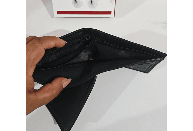 CARTERA PARA CABALLERO COM CIERRE AL AZAR MODELO#ZP-9