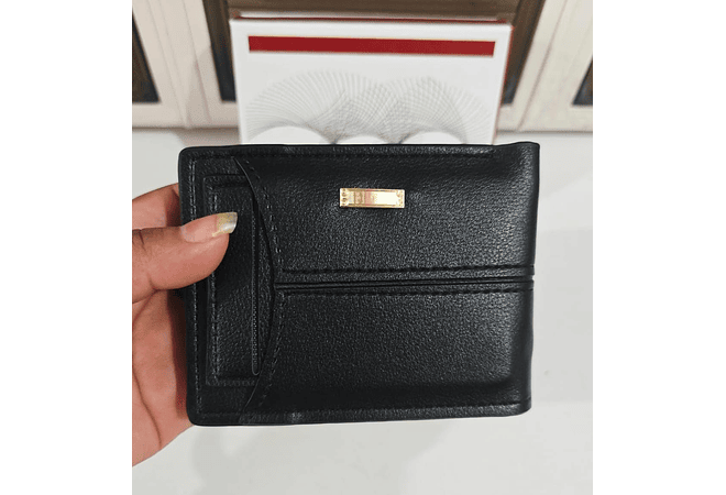 CARTERA PARA CABALLERO COM CIERRE AL AZAR MODELO#ZP-9