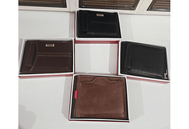 CARTERA PARA CABALLERO COM CIERRE AL AZAR MODELO#ZP-9