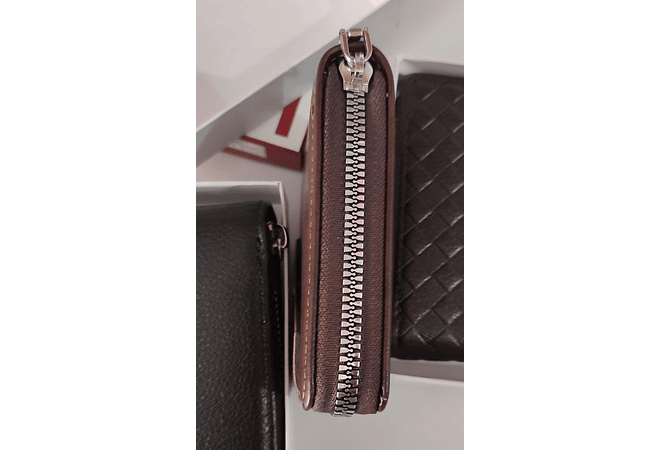 CARTERA PARA CABALLERO COM CIERRE AL AZAR MODELO#ZP-12