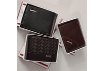 CARTERA PARA CABALLERO COM CIERRE AL AZAR MODELO#ZP-12