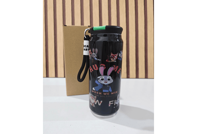 TERMO(400ML) ESTILO LATA DISEÑO ZOOTOPIA MOD# ZX+C191 🥫
