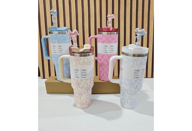 TERMO STANLEY DISEÑO MOÑO DE 1250ML 🎀 💝