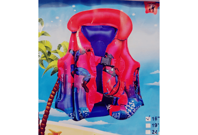 CHALECO SALVAVIDAS  PARA NIÑOS MOD# ZJ- 990786/990787 (2 AÑOS A 6 AÑOS APROX)