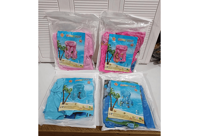 CHALECO SALVAVIDAS  PARA NIÑOS MOD# ZJ- 990786/990787 (2 AÑOS A 6 AÑOS APROX)
