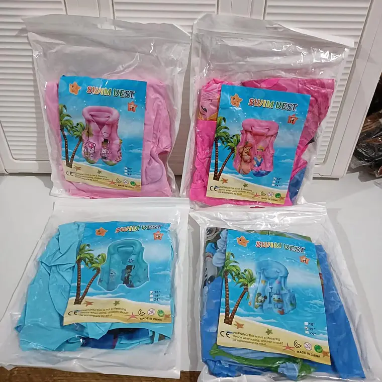 CHALECO SALVAVIDAS  PARA NIÑOS MOD# ZJ- 990786/990787 (2 AÑOS A 6 AÑOS APROX) REINGRESO 5